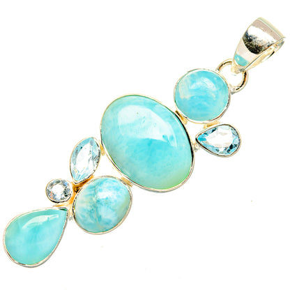 Larimar Pendants handcrafted by Ana Silver Co - PD30436 - Photo 2