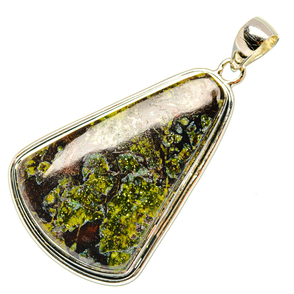 Dragon's Blood Stone Pendants handcrafted by Ana Silver Co - PD30438 - Photo 2