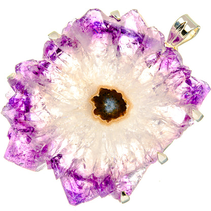 Amethyst Solar Quartz Pendants handcrafted by Ana Silver Co - PD30441 - Photo 2
