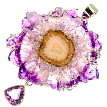 Amethyst Solar Quartz Pendants handcrafted by Ana Silver Co - PD30442 - Photo 2