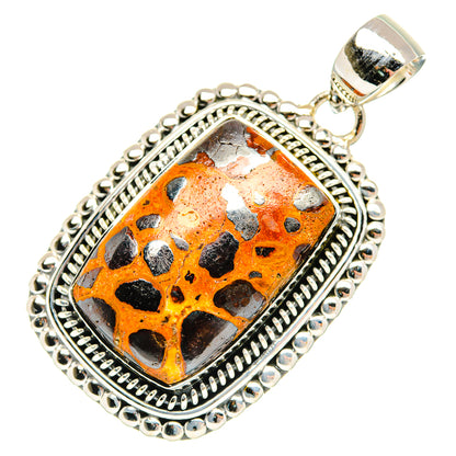 Bauxite Pendants handcrafted by Ana Silver Co - PD30446 - Photo 2