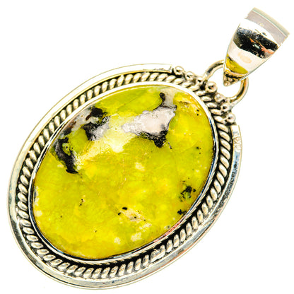 Lizardite Pendants handcrafted by Ana Silver Co - PD30476 - Photo 2