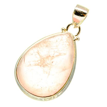Rose Quartz Pendants handcrafted by Ana Silver Co - PD3048