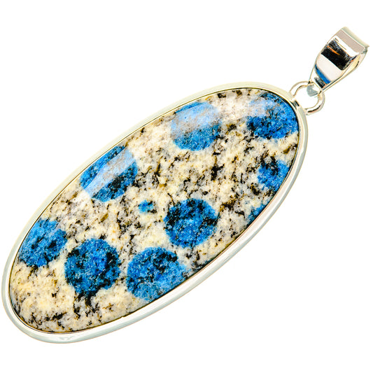 K2 Blue Azurite Pendants handcrafted by Ana Silver Co - PD30494 - Photo 2