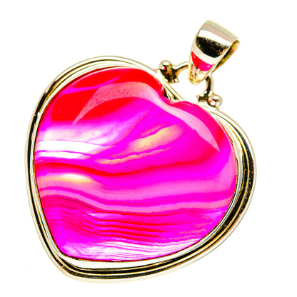 Pink Botswana Agate Pendants handcrafted by Ana Silver Co - PD3050