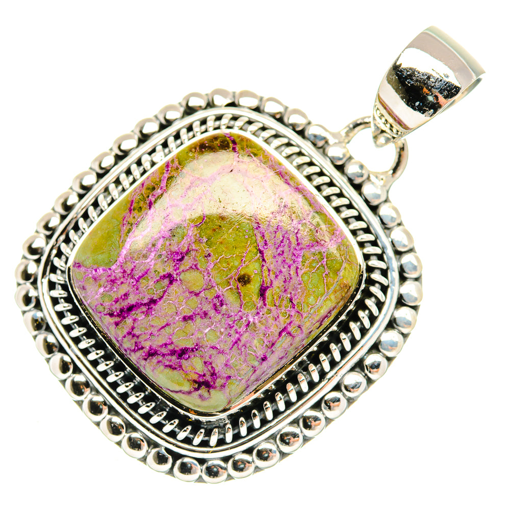 Stichtite Pendants handcrafted by Ana Silver Co - PD30505 - Photo 2