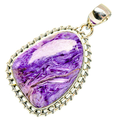Charoite Pendants handcrafted by Ana Silver Co - PD30512 - Photo 2