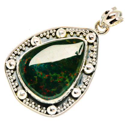 Bloodstone Pendants handcrafted by Ana Silver Co - PD30523 - Photo 2
