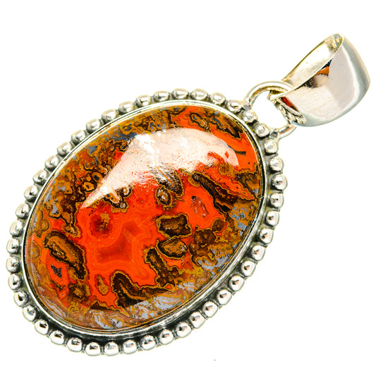 Moroccan Agate Pendants handcrafted by Ana Silver Co - PD30526 - Photo 2