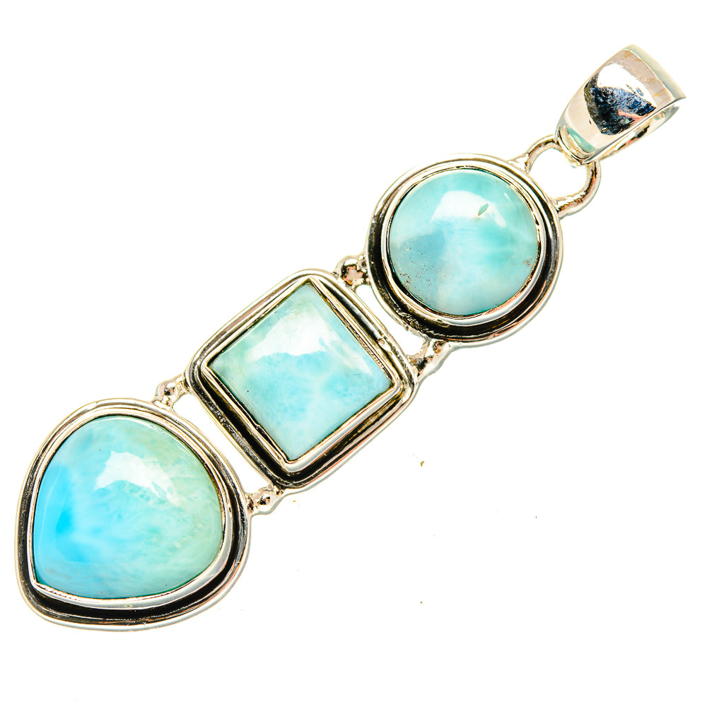 Larimar Pendants handcrafted by Ana Silver Co - PD30546 - Photo 2