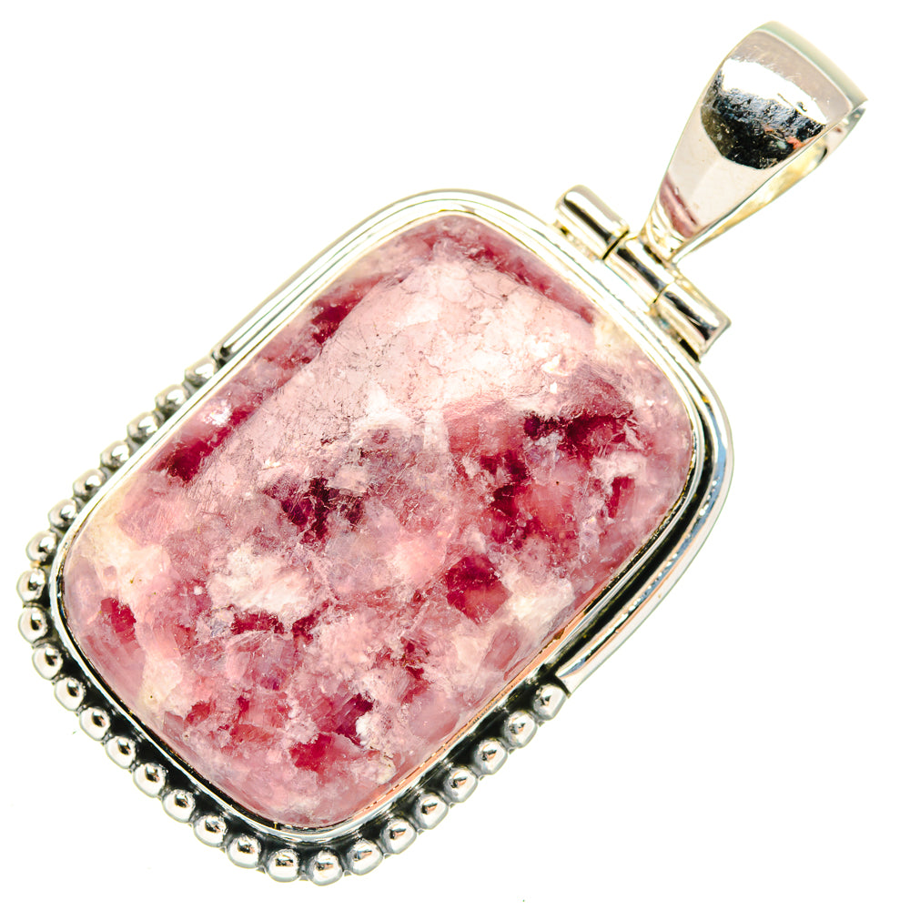 Lepidolite Pendants handcrafted by Ana Silver Co - PD30550 - Photo 2