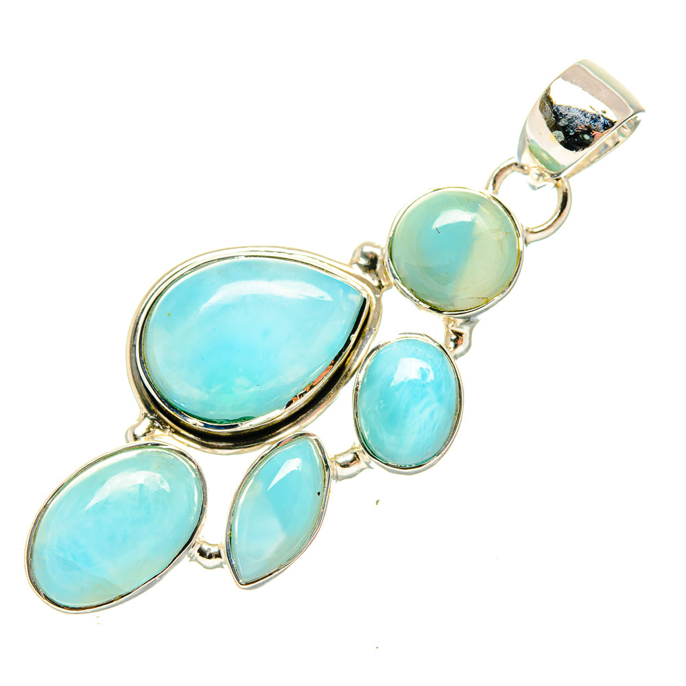 Larimar Pendants handcrafted by Ana Silver Co - PD30551 - Photo 2