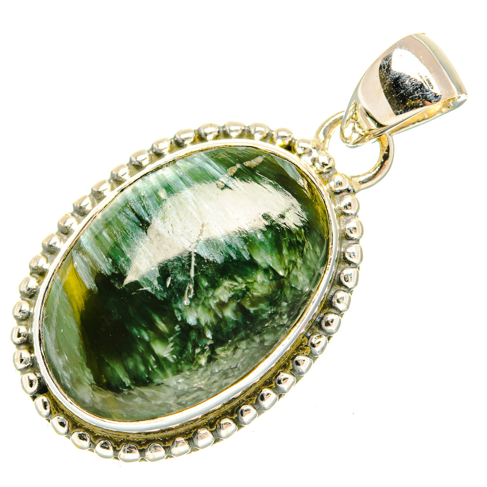 Seraphinite Pendants handcrafted by Ana Silver Co - PD30556 - Photo 2
