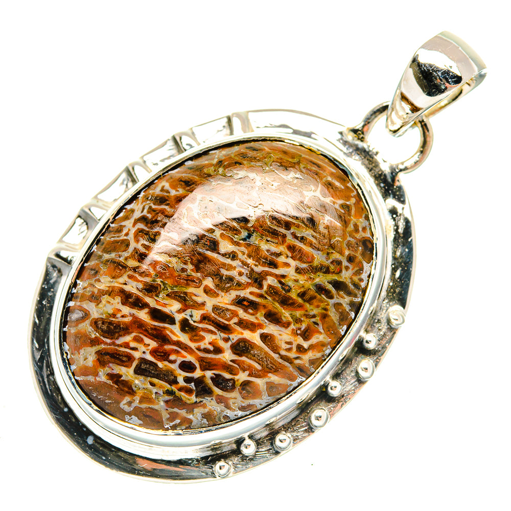 Dinosaur Bone Pendants handcrafted by Ana Silver Co - PD30561 - Photo 2