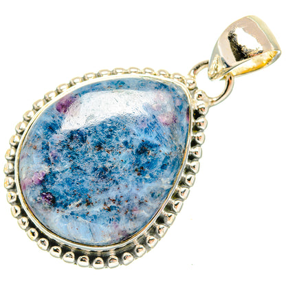 Ruby Fuchsite Pendants handcrafted by Ana Silver Co - PD30571 - Photo 2