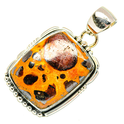 Bauxite Pendants handcrafted by Ana Silver Co - PD30574 - Photo 2