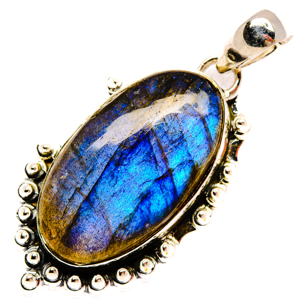 Labradorite Pendants handcrafted by Ana Silver Co - PD30582 - Photo 2