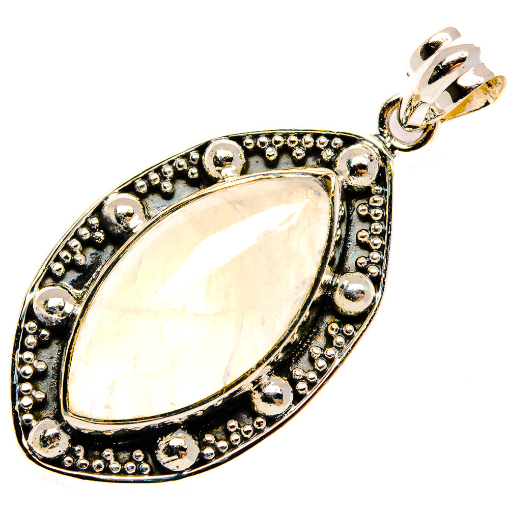 Rainbow Moonstone Pendants handcrafted by Ana Silver Co - PD30583 - Photo 2