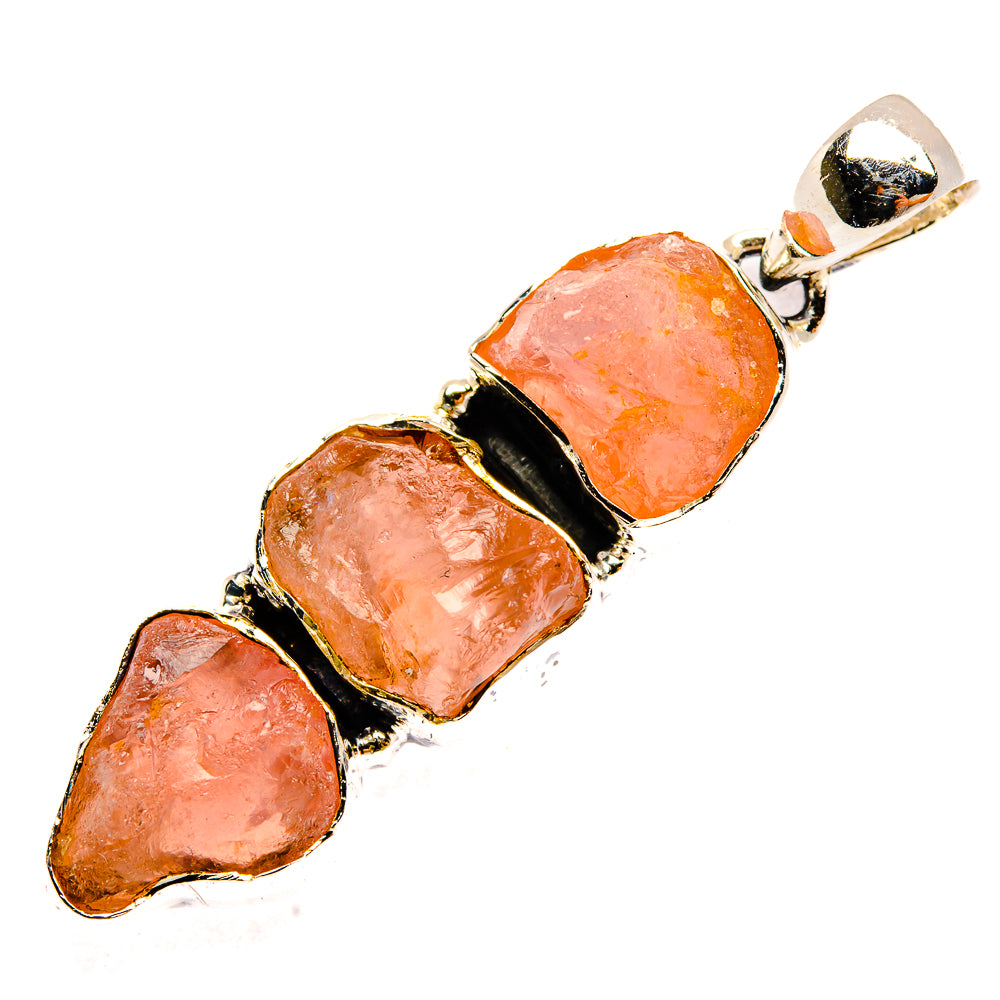Rose Quartz Pendants handcrafted by Ana Silver Co - PD30590 - Photo 2