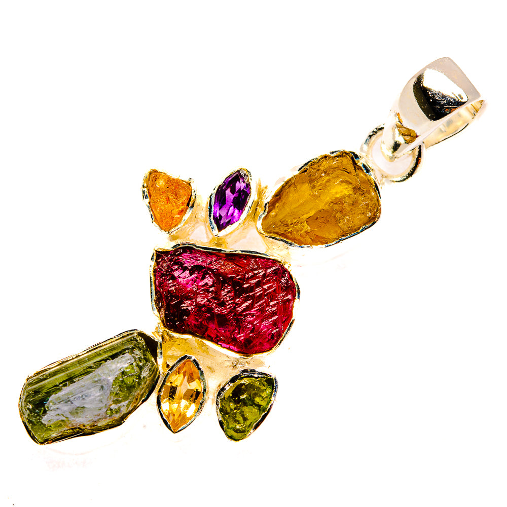Tourmaline Pendants handcrafted by Ana Silver Co - PD30592 - Photo 2
