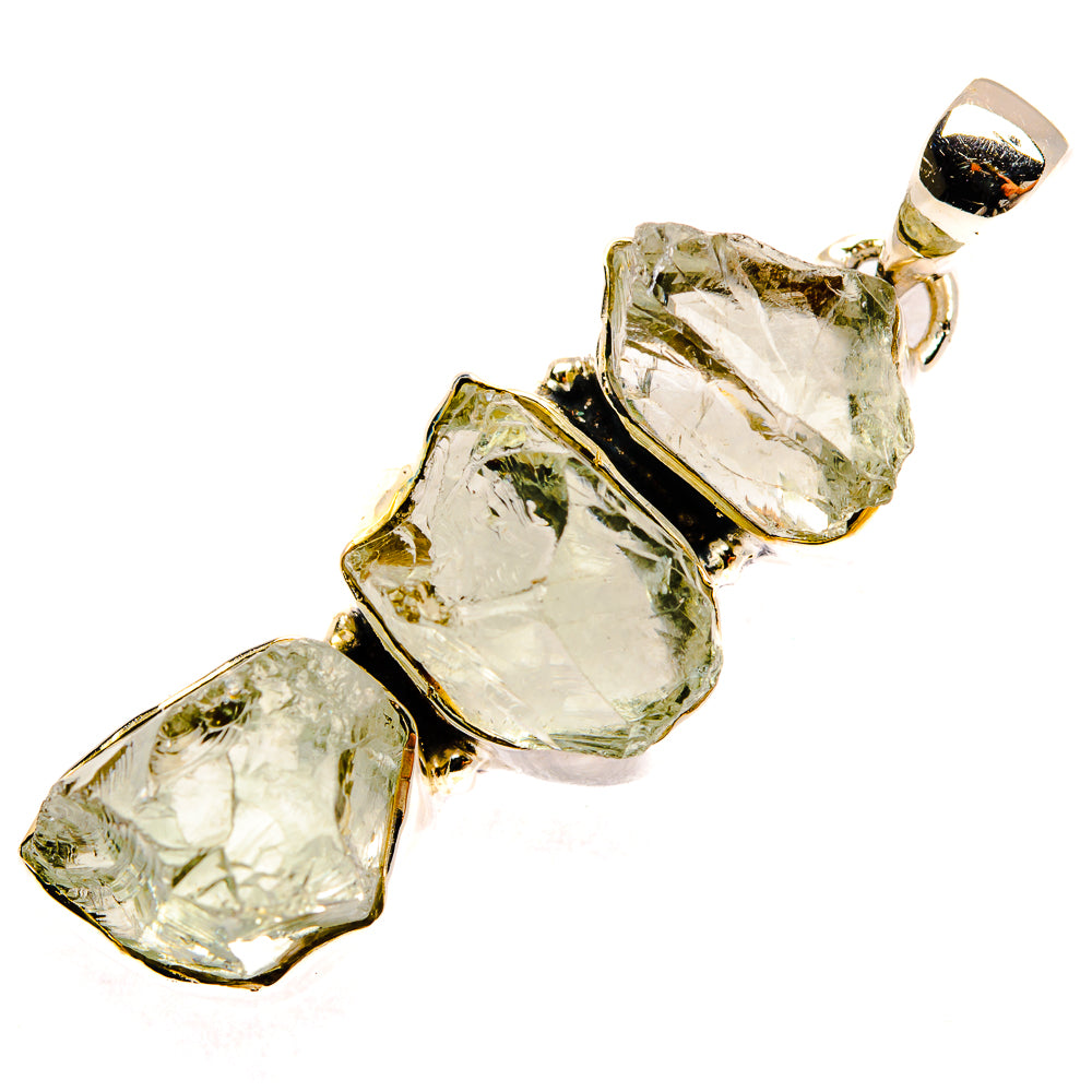 Green Amethyst Pendants handcrafted by Ana Silver Co - PD30593 - Photo 2
