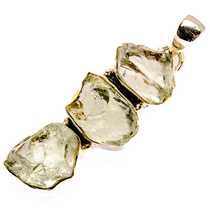 Green Amethyst Pendants handcrafted by Ana Silver Co - PD30593 - Photo 2