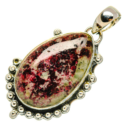 Russian Eudialyte Pendants handcrafted by Ana Silver Co - PD30602 - Photo 2