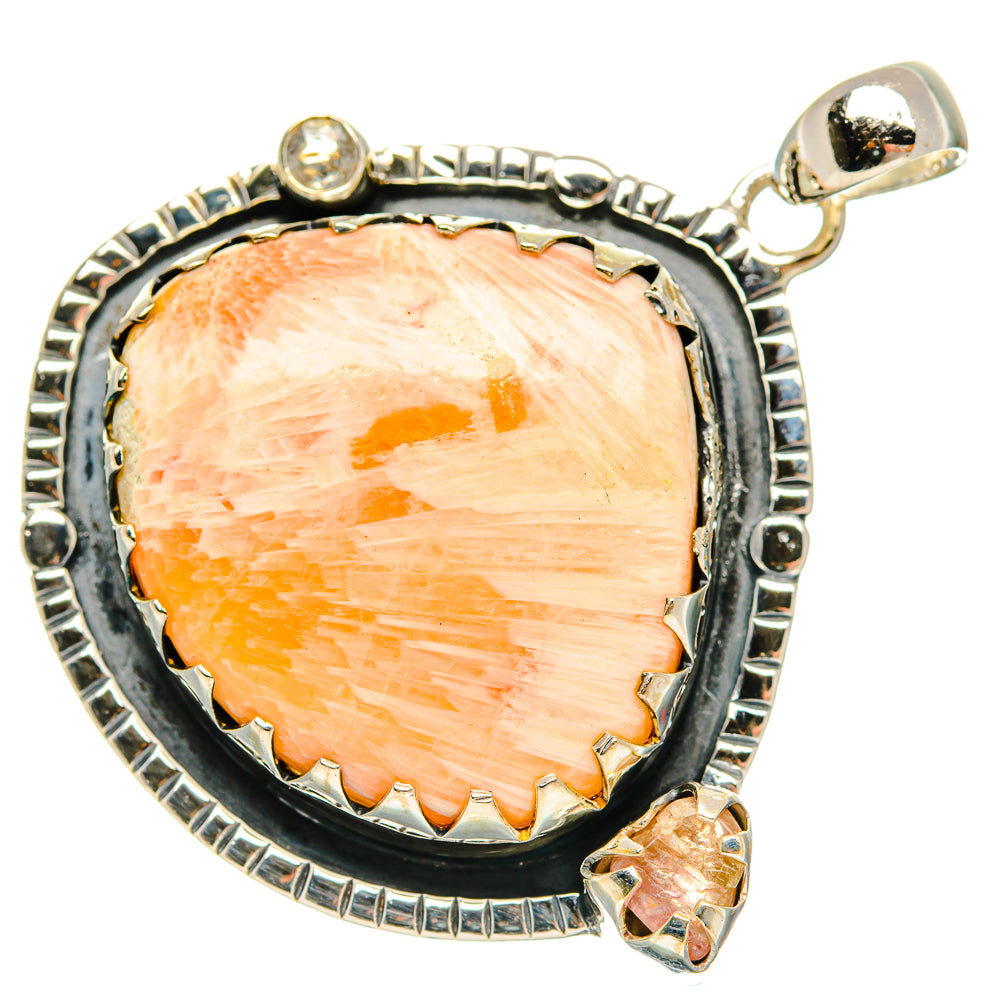 Scolecite Pendants handcrafted by Ana Silver Co - PD30608 - Photo 2