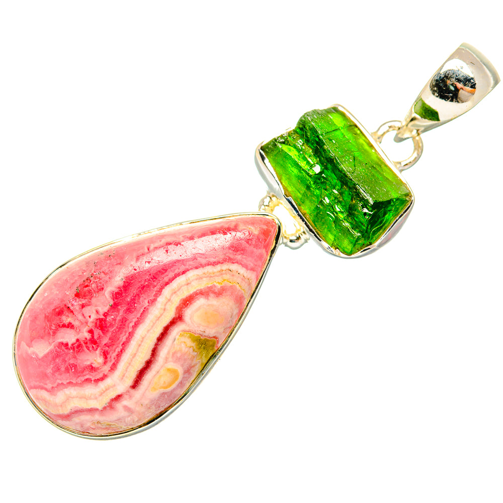 Rhodochrosite Pendants handcrafted by Ana Silver Co - PD30611 - Photo 2
