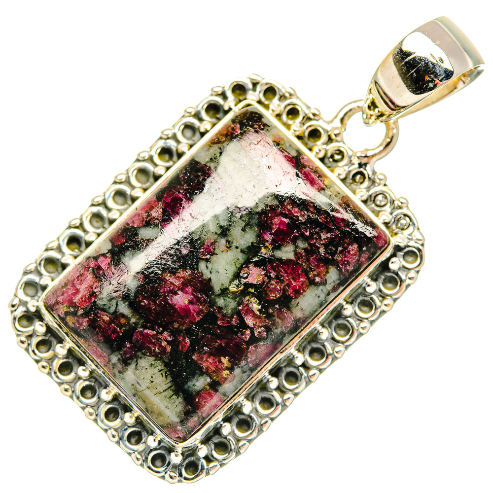 Russian Eudialyte Pendants handcrafted by Ana Silver Co - PD30612 - Photo 2