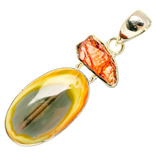 Imperial Jasper Pendants handcrafted by Ana Silver Co - PD30617 - Photo 2