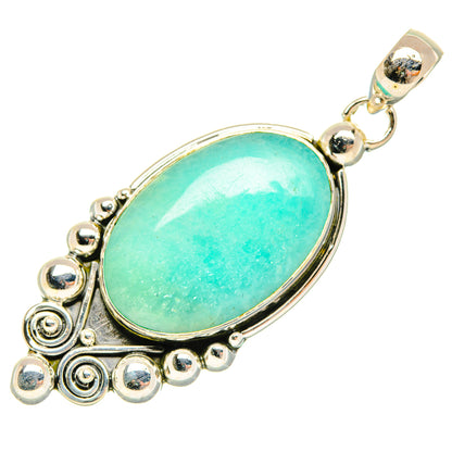 Amazonite Pendants handcrafted by Ana Silver Co - PD30618 - Photo 2