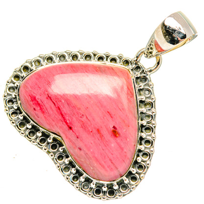 Pink Agate Pendants handcrafted by Ana Silver Co - PD30619 - Photo 2