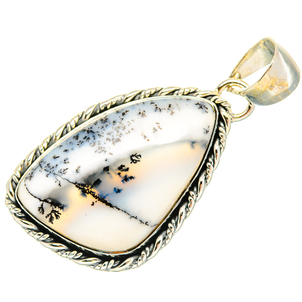 Dendritic Opal Pendants handcrafted by Ana Silver Co - PD30624 - Photo 2