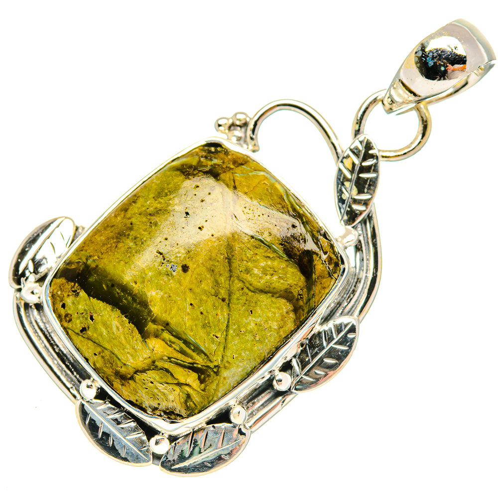 Serpentine Stone Pendants handcrafted by Ana Silver Co - PD30635 - Photo 2