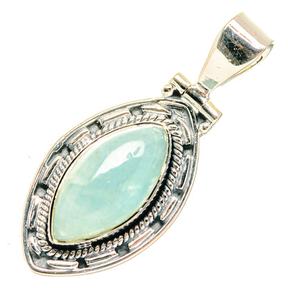 Aquamarine Pendants handcrafted by Ana Silver Co - PD30641 - Photo 2