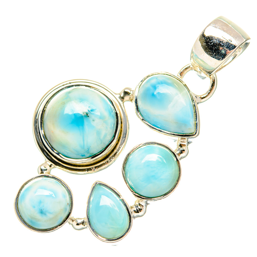 Larimar Pendants handcrafted by Ana Silver Co - PD30644 - Photo 2