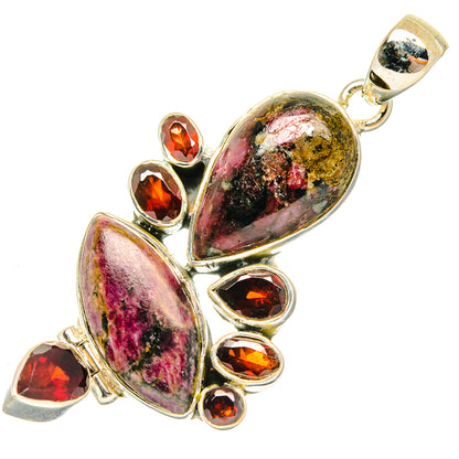 Russian Eudialyte Pendants handcrafted by Ana Silver Co - PD30649 - Photo 2