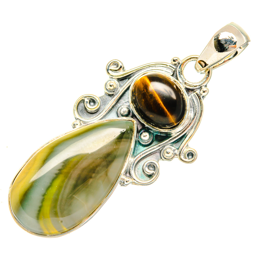 Imperial Jasper Pendants handcrafted by Ana Silver Co - PD30653 - Photo 2