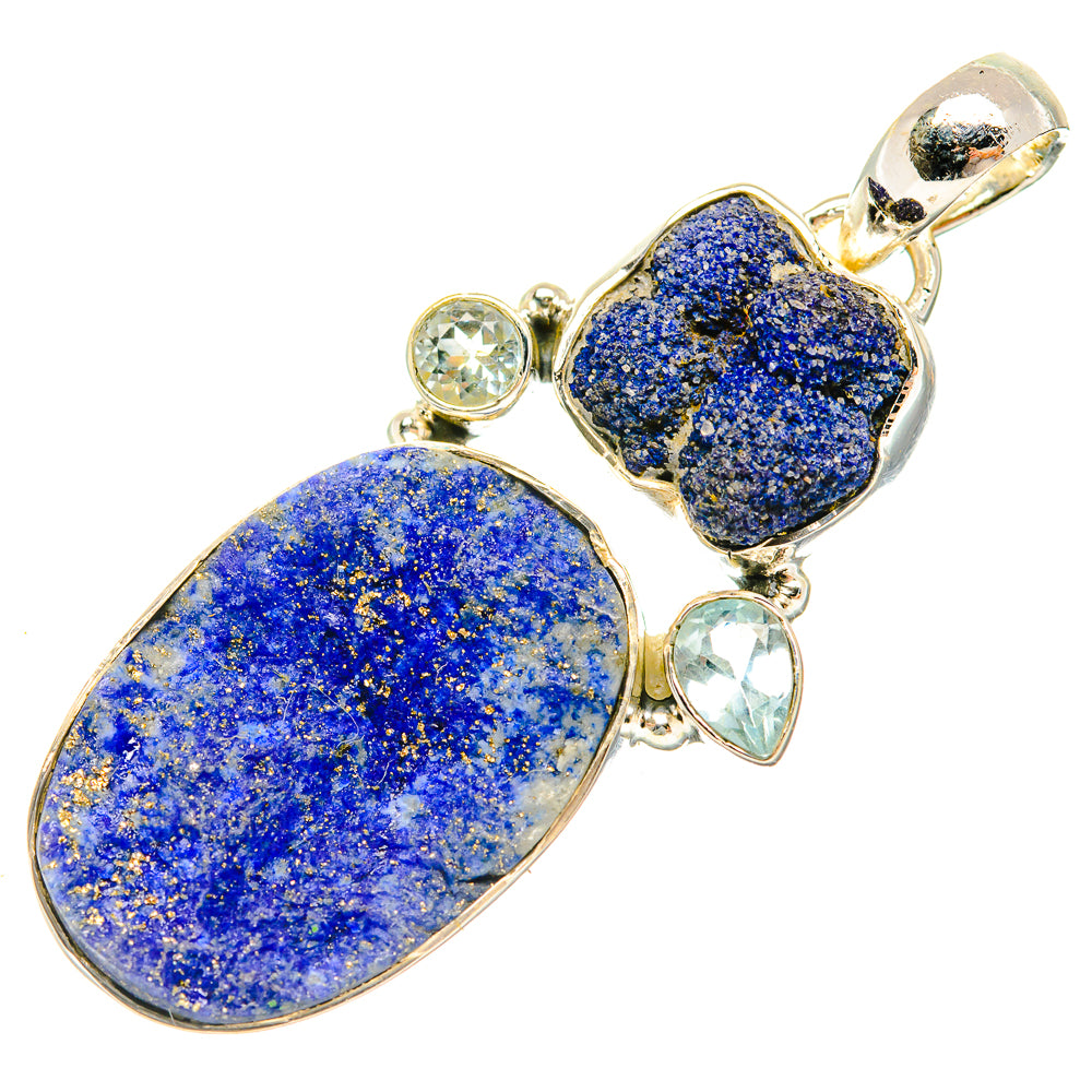 Lapis Lazuli Pendants handcrafted by Ana Silver Co - PD30657 - Photo 2