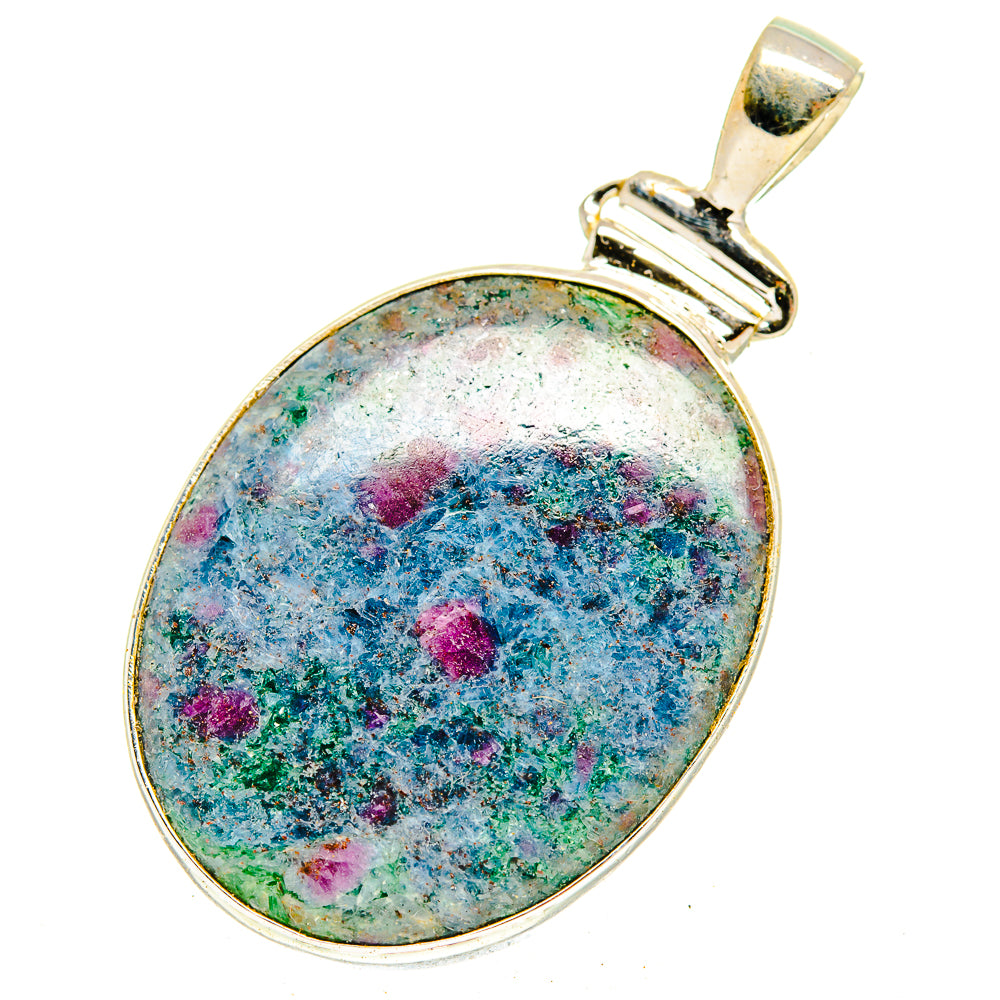 Ruby Fuchsite Pendants handcrafted by Ana Silver Co - PD3066