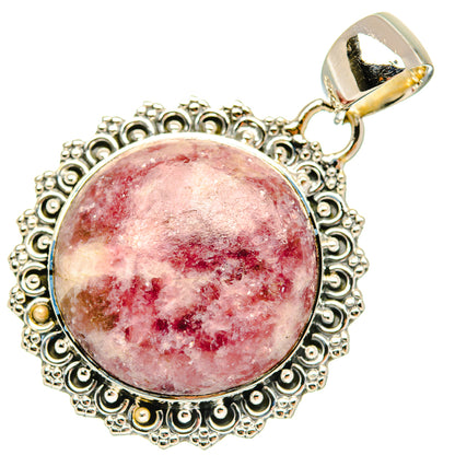 Lepidolite Pendants handcrafted by Ana Silver Co - PD30662 - Photo 2