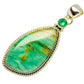 Peruvian Opal Pendants handcrafted by Ana Silver Co - PD30665 - Photo 2