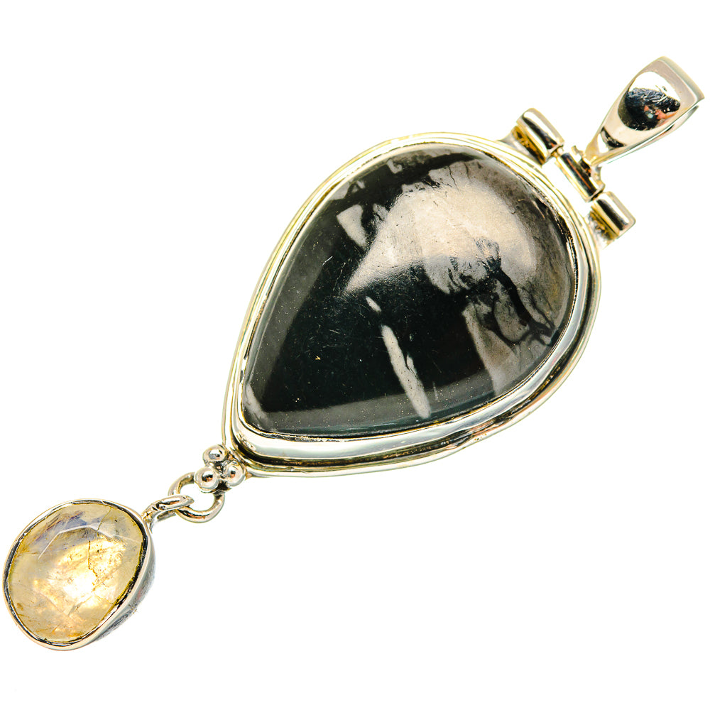 Picasso Jasper Pendants handcrafted by Ana Silver Co - PD30669 - Photo 2