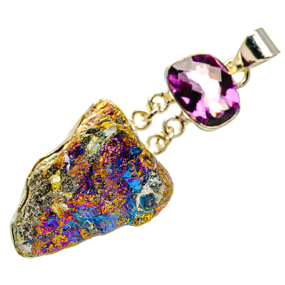 Titanium Druzy Pendants handcrafted by Ana Silver Co - PD30672 - Photo 2