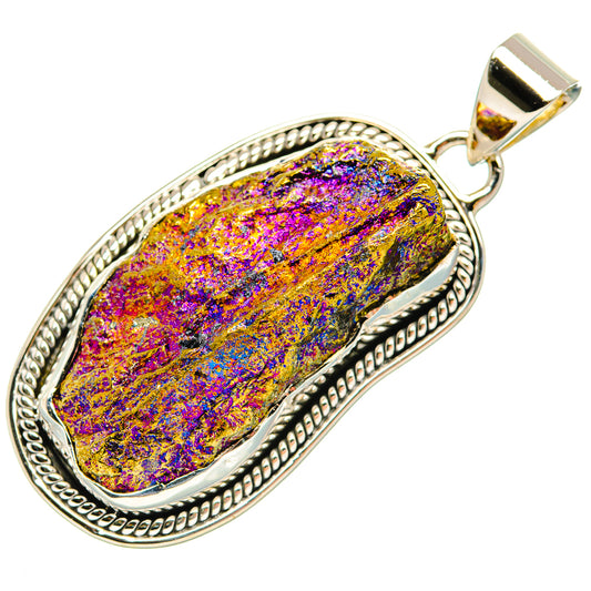Titanium Druzy Pendants handcrafted by Ana Silver Co - PD30688 - Photo 2