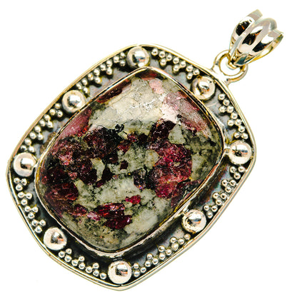 Russian Eudialyte Pendants handcrafted by Ana Silver Co - PD30689 - Photo 2