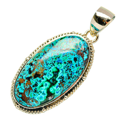Shattuckite Pendants handcrafted by Ana Silver Co - PD30691 - Photo 2