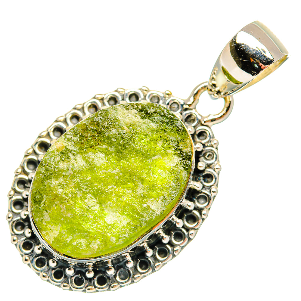 Green Tourmaline Pendants handcrafted by Ana Silver Co - PD30693 - Photo 2