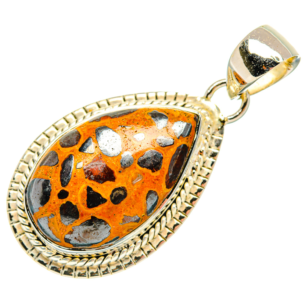 Bauxite Pendants handcrafted by Ana Silver Co - PD30705 - Photo 2